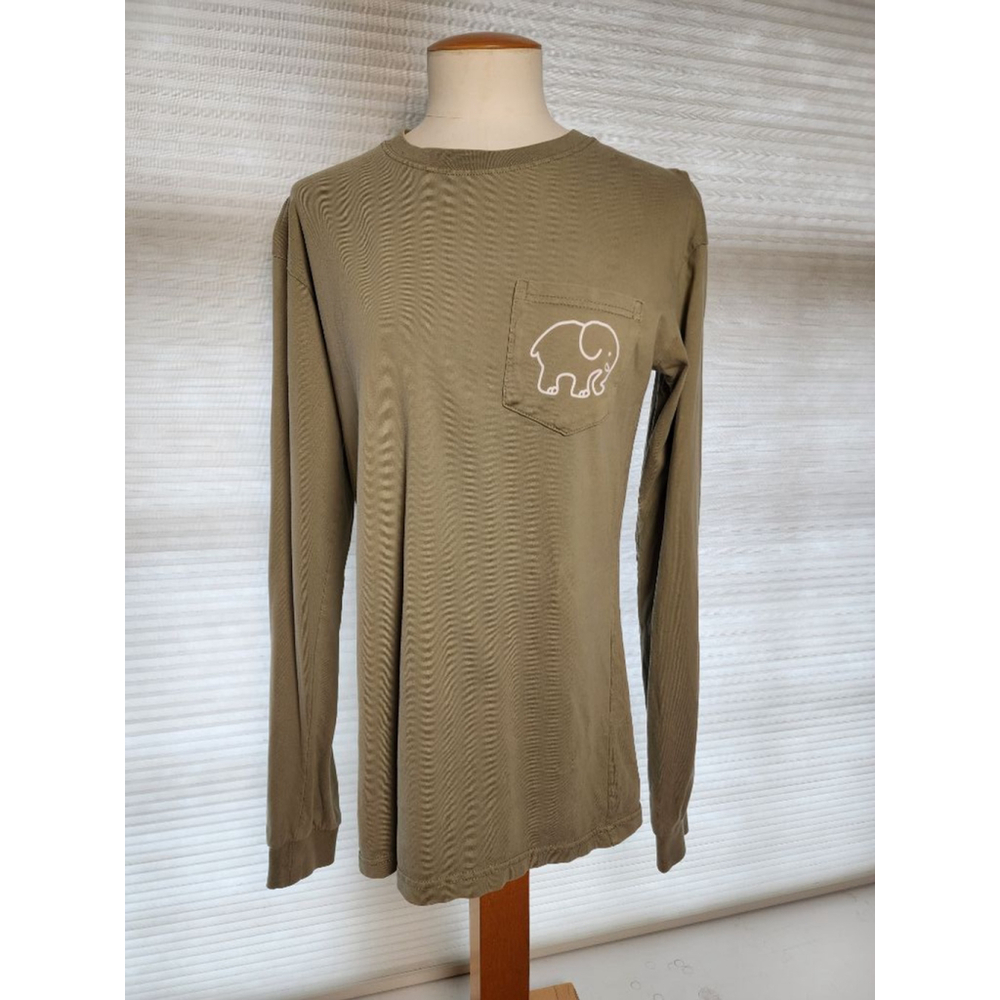 Women's Ivory Ella Long Sleeve T-Shirt Size S Green